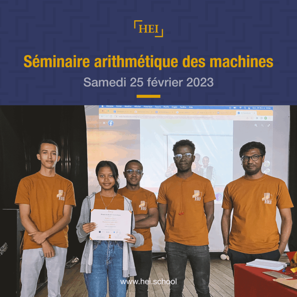 Photo - séminaire arithmétique des machines